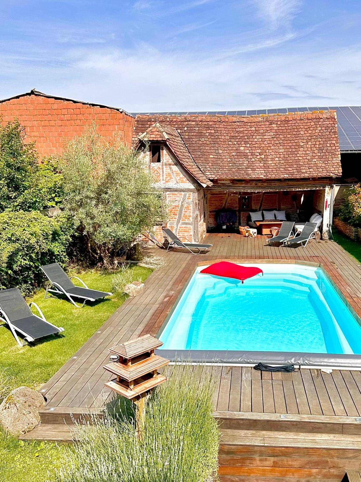 Gite Le Chut - Piscine & Jacuzzi - 11 A 14 Personnes Rangen Exterior foto
